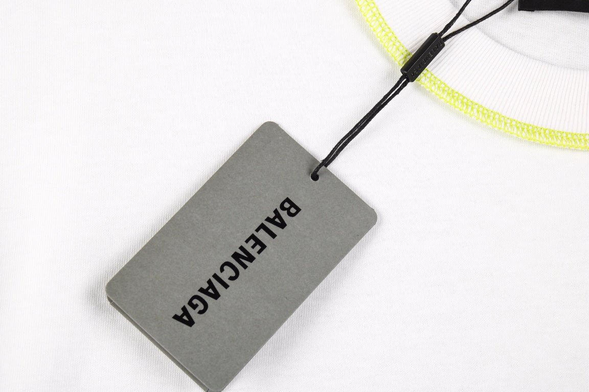 Camiseta con el logo de la era digital de Balenciaga