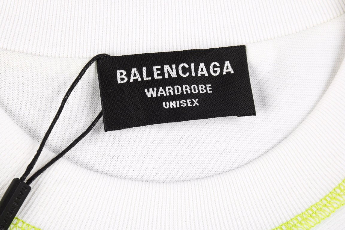 Camiseta con el logo de la era digital de Balenciaga