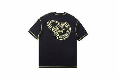Balenciaga Digital Age Logo T-shirt - - Black Unisex Streetwear Limited Edition - This black version of the Balenciaga Digital Age t-shirt features the clever 'b@lenci@9a' email-style logo