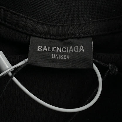 Camiseta Balenciaga con logo distorsionado (negra)