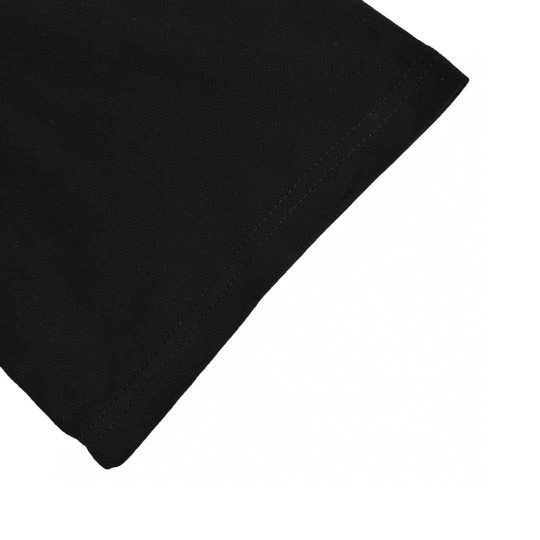 Camiseta Balenciaga con logo distorsionado (negra)