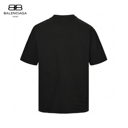 Balenciaga Distorted Logo T-shirt (black) Unisex Streetwear Limited Edition - The Balenciaga Distorted Logo T-Shirt in black is a sleek and stylish addition to any