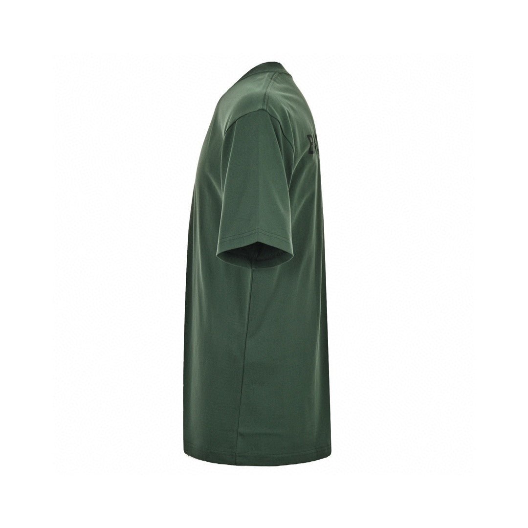 Balenciaga Distorted Logo T-shirt (green) Unisex Streetwear Limited Edition - This green Balenciaga T-shirt features a distinctive distorted logo on the back, adding a modern
