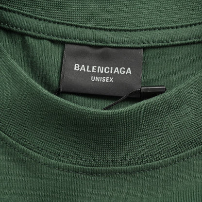Camiseta Balenciaga con logo distorsionado (Verde)