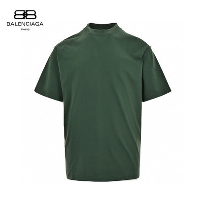 Balenciaga Distorted Logo T-shirt (green) Unisex Streetwear Limited Edition - This green Balenciaga T-shirt features a distinctive distorted logo on the back, adding a modern