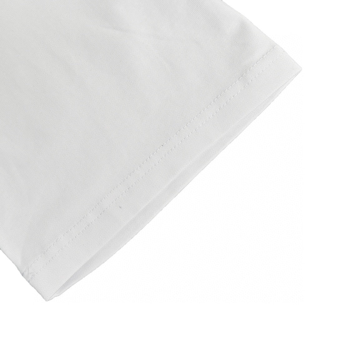 Camiseta Balenciaga con logo distorsionado (blanca)