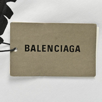 Camiseta Balenciaga con logo distorsionado (blanca)