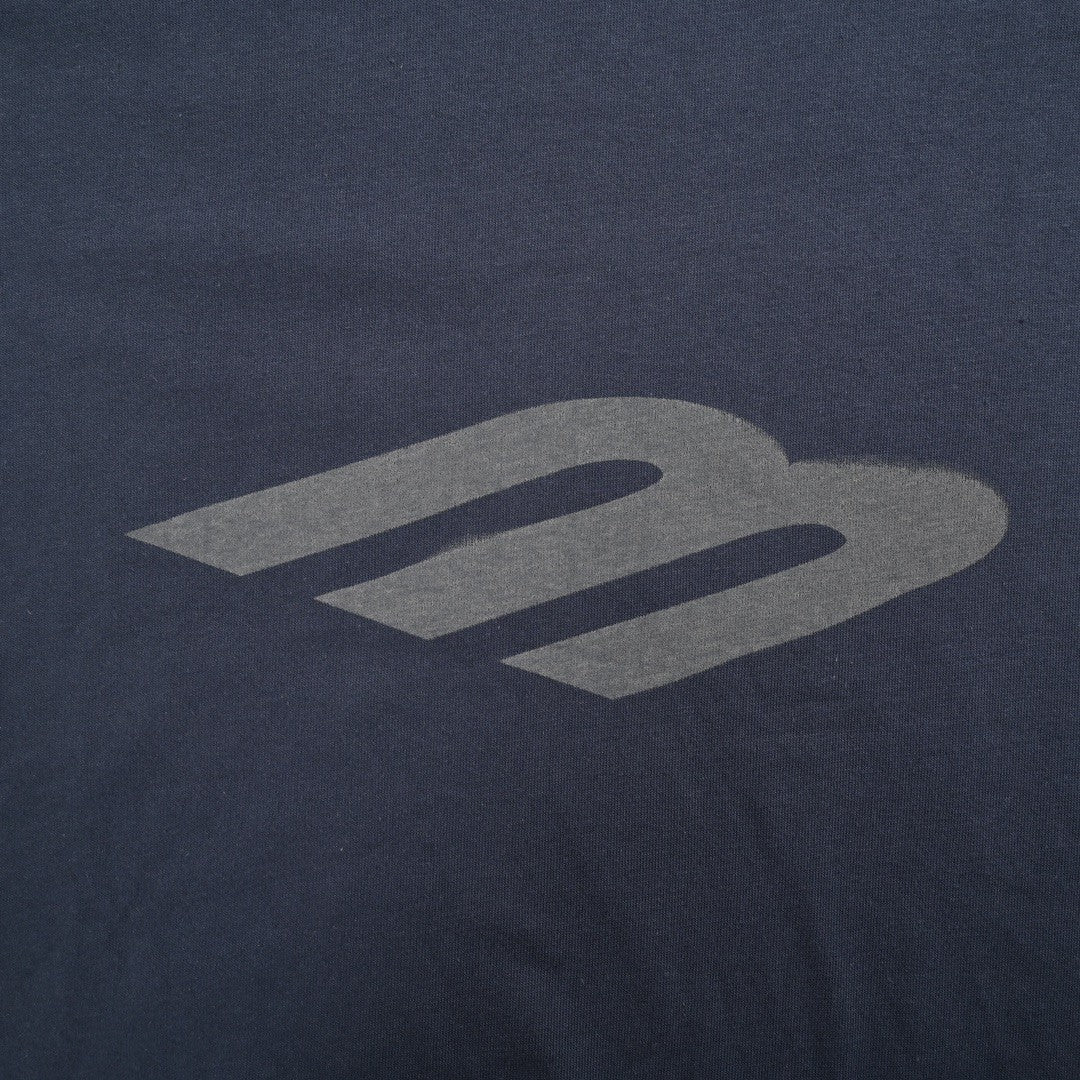 T-shirt Balenciaga à logo délavé