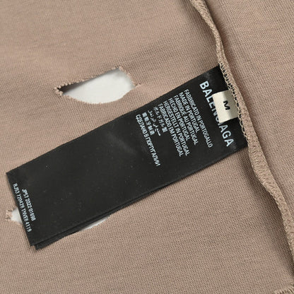 Camiseta con logo desgastado de Balenciaga