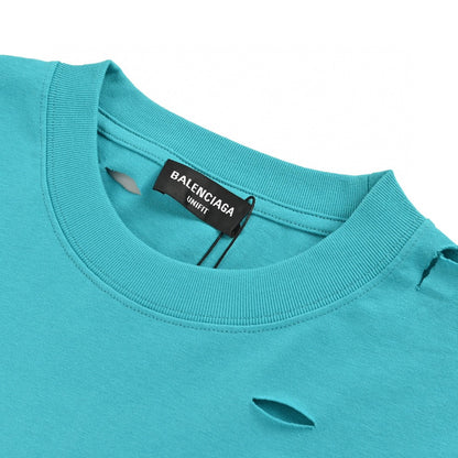 Camiseta con logo desgastado de Balenciaga