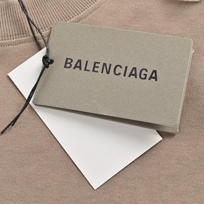 Camiseta con logo desgastado de Balenciaga
