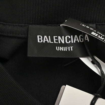 Camiseta con logo desgastado de Balenciaga