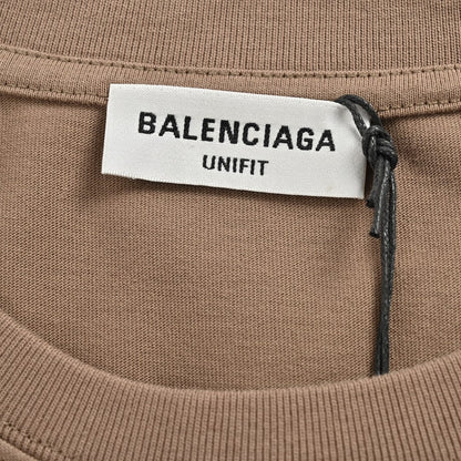 Camiseta con logo desgastado de Balenciaga