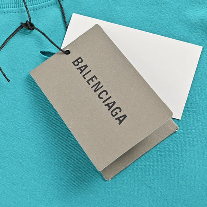 Camiseta con logo desgastado de Balenciaga