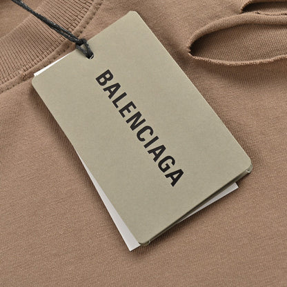 Camiseta con logo desgastado de Balenciaga