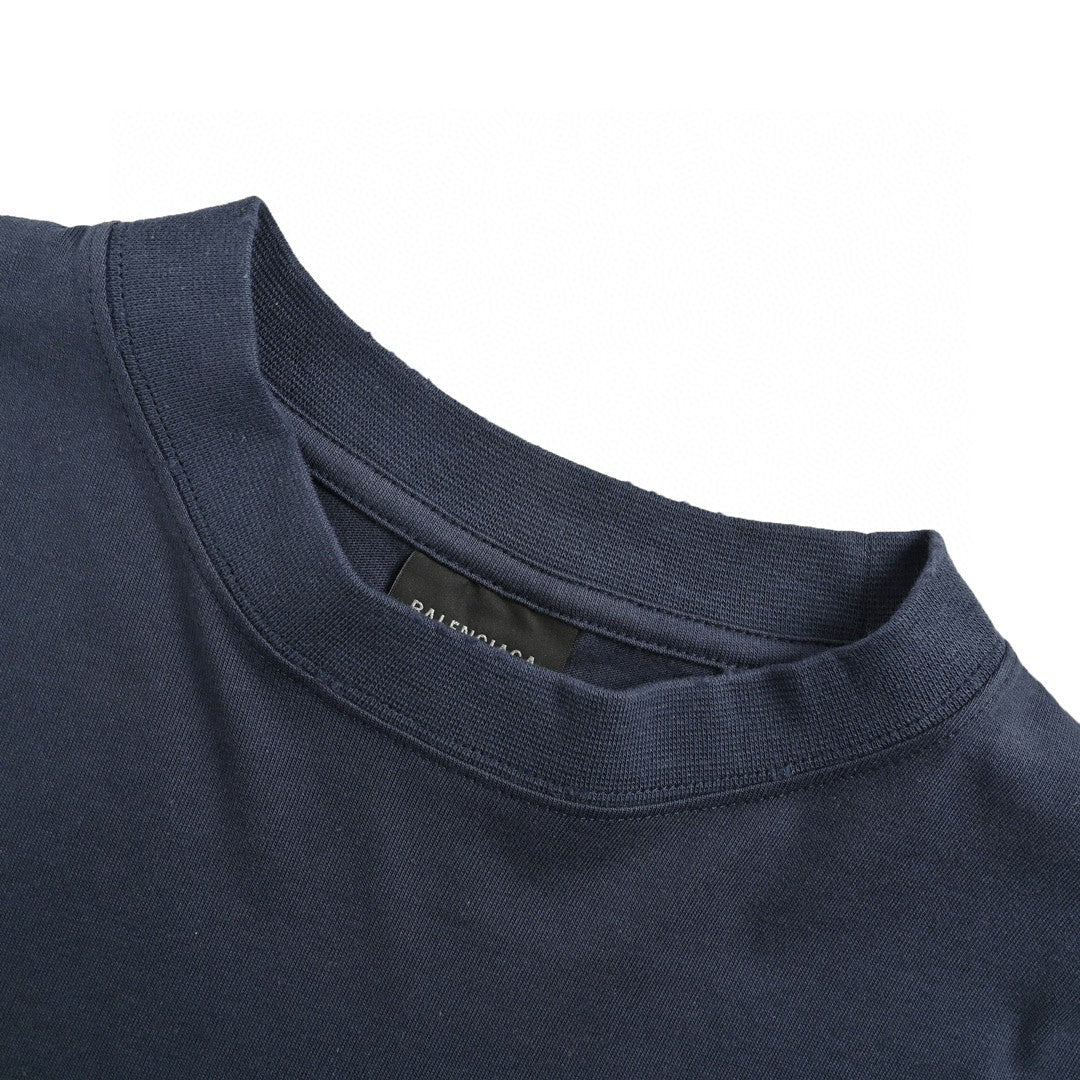 T-shirt Balenciaga à logo délavé