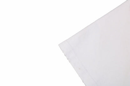 Camiseta Balenciaga con logo desgastado, blanca y gris