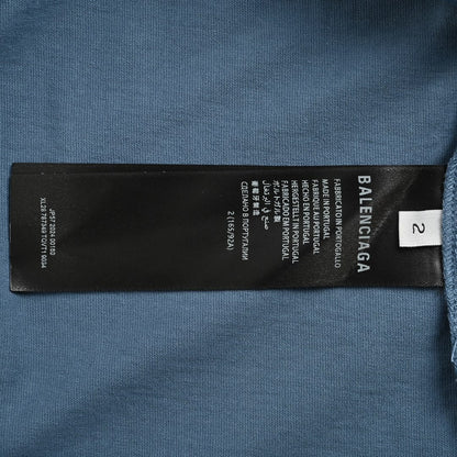T-shirt Balenciaga Double B Bitcoin (Bleu)