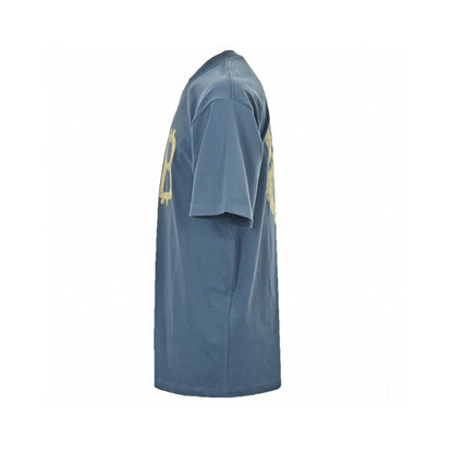 Balenciaga Double B Bitcoin T-shirt (blue) Unisex Streetwear Limited Edition - The Balenciaga Double B Bitcoin T-Shirt in blue is a unique fusion of high fashion