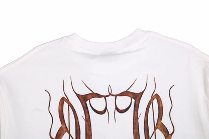 BALENCIAGA Double B Logo T-shirt - White Unisex Streetwear Limited Edition - The BALENCIAGA DOUBLE B LOGO T-SHIRT WHITE - REPLICA embodies luxury minimalism with a sleek