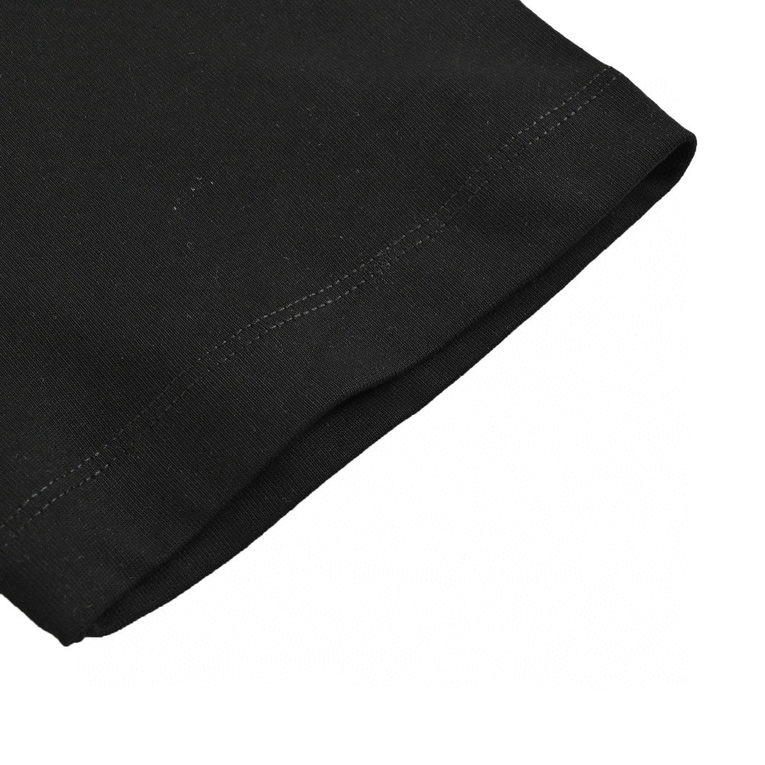 Camiseta Balenciaga con logo BB goteando (negra)