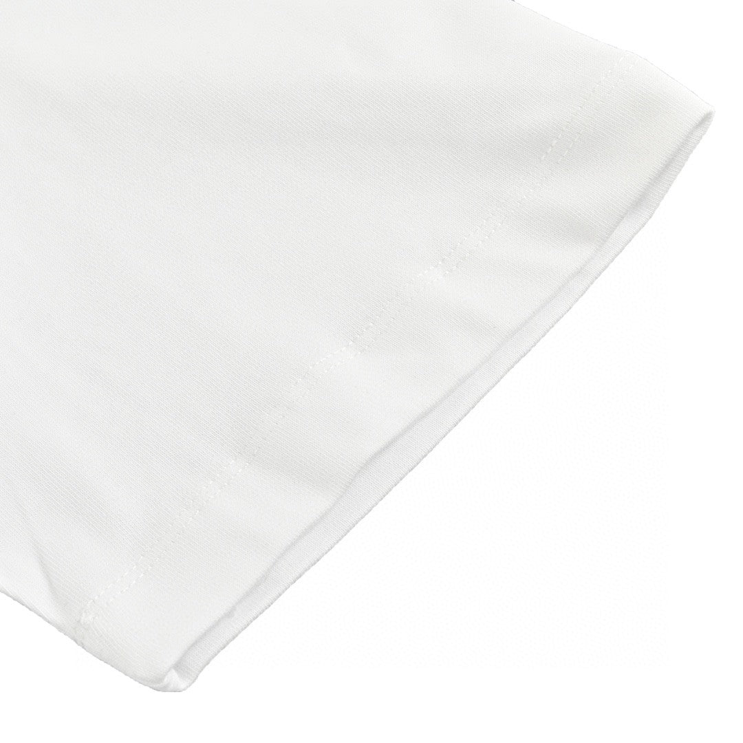 Camiseta Balenciaga con logo BB goteando (blanca)