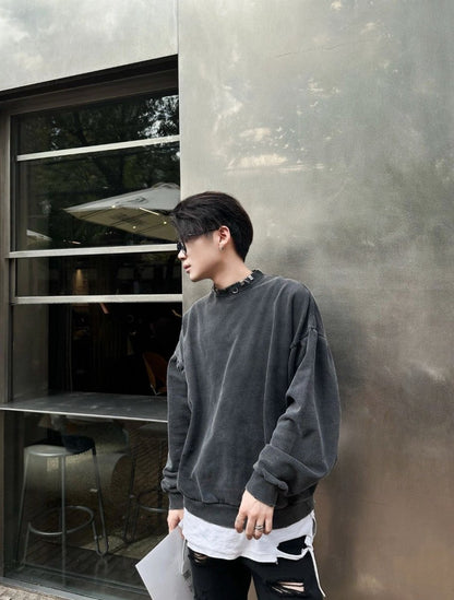 Sudadera Balenciaga con cuello adornado