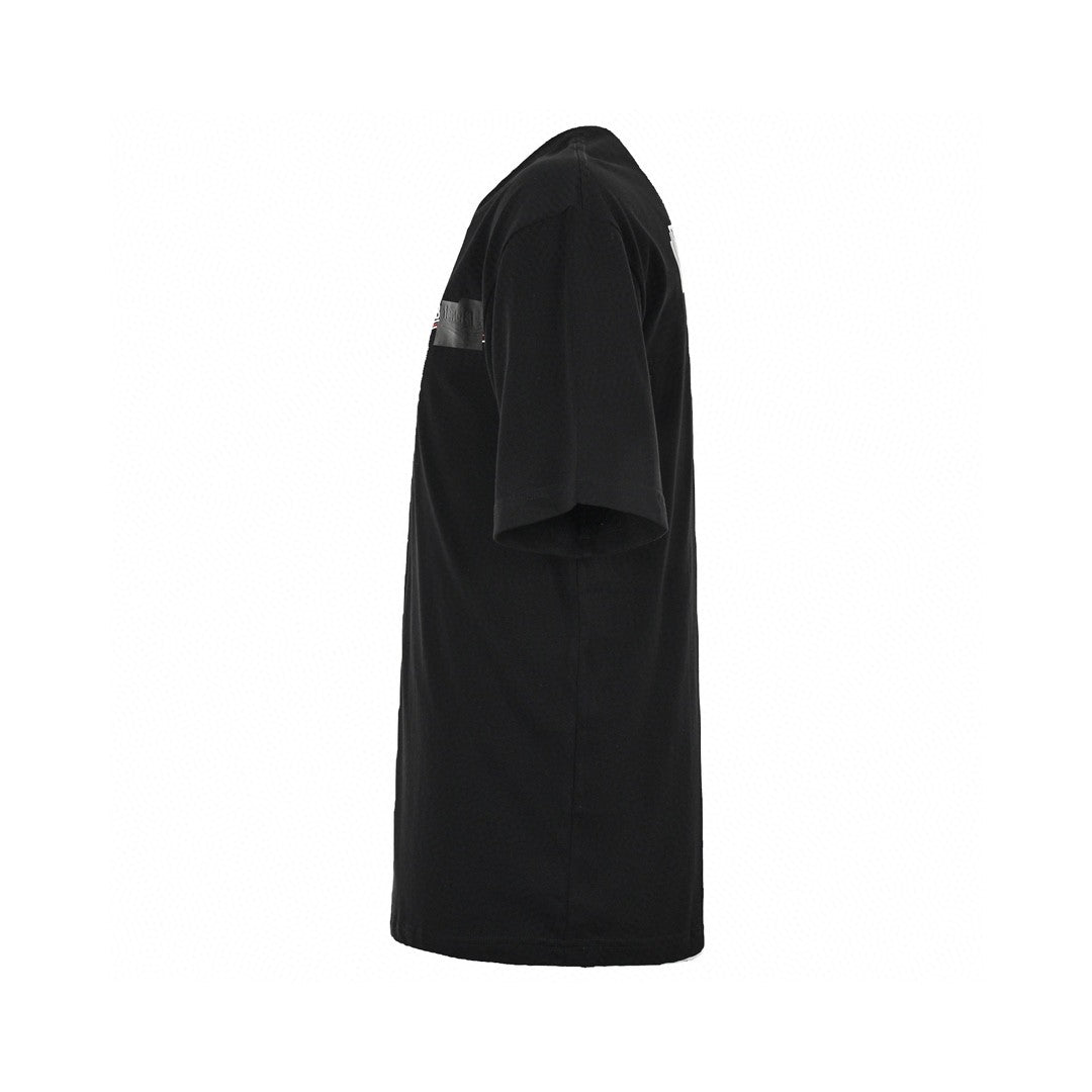 Balenciaga Embroidered Patch Logo T-shirt (black) Unisex Streetwear Limited Edition - The Balenciaga Embroidered Patch Logo T-Shirt in black brings a modern twist to classic streetwear.