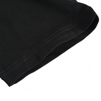 Camiseta Balenciaga con parche bordado y logo (negra)