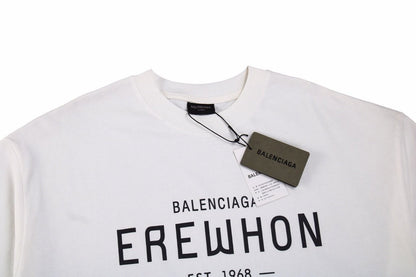 Balenciaga Erewhon T-shirt - White Unisex Streetwear Limited Edition - <span>White t-shirt featuring the text 'Balenciaga Erewhon Est. 1968 Los Angeles' on the front. Made