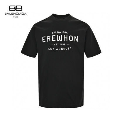 Balenciaga Erewhon T-shirt Unisex Streetwear Limited Edition - This Balenciaga t-shirt features the 'EREWHON' print in bold letters. Made from high-quality cotton, it