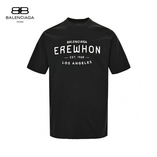 Balenciaga Erewhon T-shirt Unisex Streetwear Limited Edition - This Balenciaga t-shirt features the 'EREWHON' print in bold letters. Made from high-quality cotton, it
