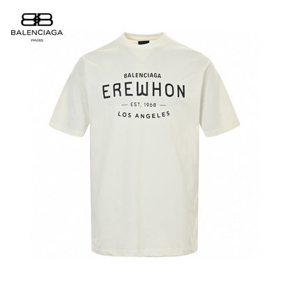 Balenciaga Erewhon T-shirt Unisex Streetwear Limited Edition - This Balenciaga t-shirt features the 'EREWHON' print in bold letters. Made from high-quality cotton, it