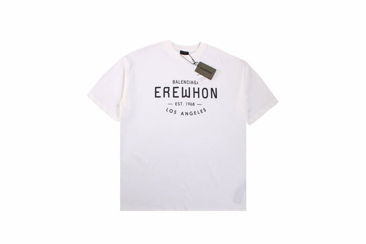 Balenciaga Erewhon T-shirt - White Unisex Streetwear Limited Edition - <span>White t-shirt featuring the text 'Balenciaga Erewhon Est. 1968 Los Angeles' on the front. Made
