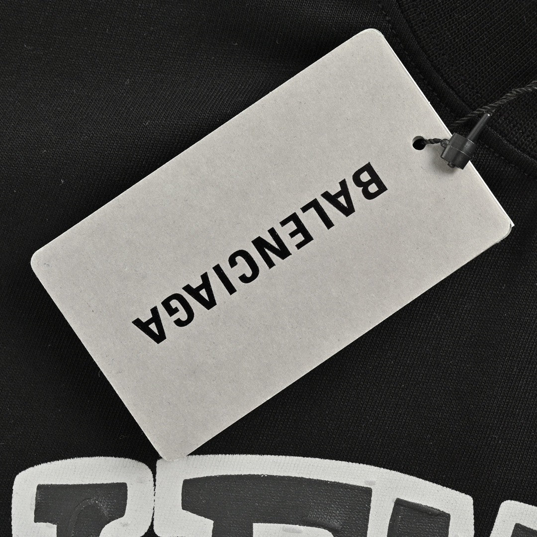 Camiseta Balenciaga Est. 1917 Crest (Negra)