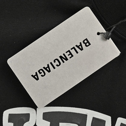 Camiseta Balenciaga Est. 1917 Crest (Negra)