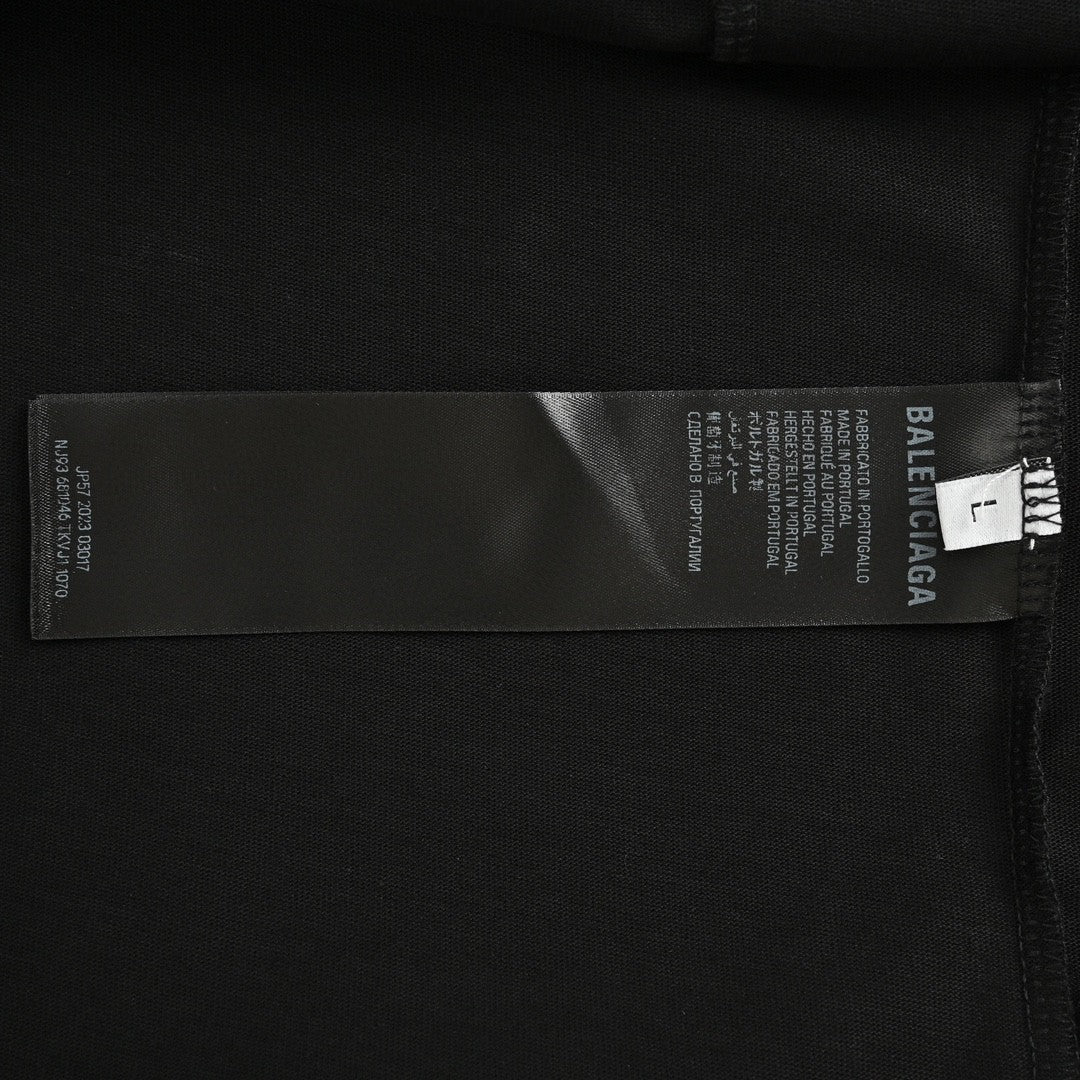 Camiseta Balenciaga Est. 1917 Crest (Negra)