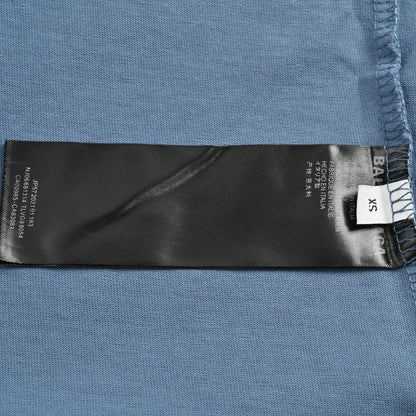 Camiseta Balenciaga con estampado de llamas (azul)