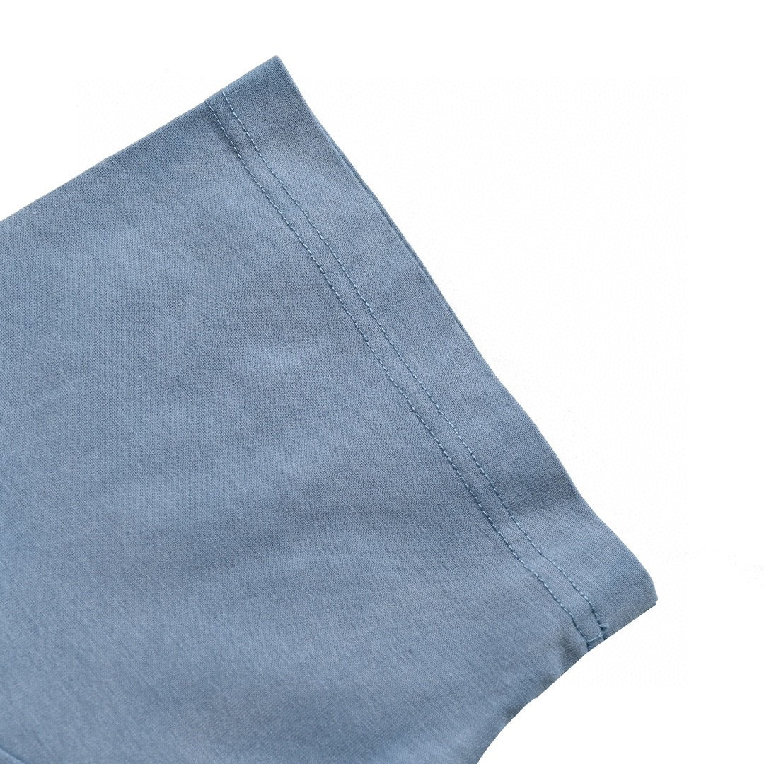 Camiseta Balenciaga con logo de llama (azul)