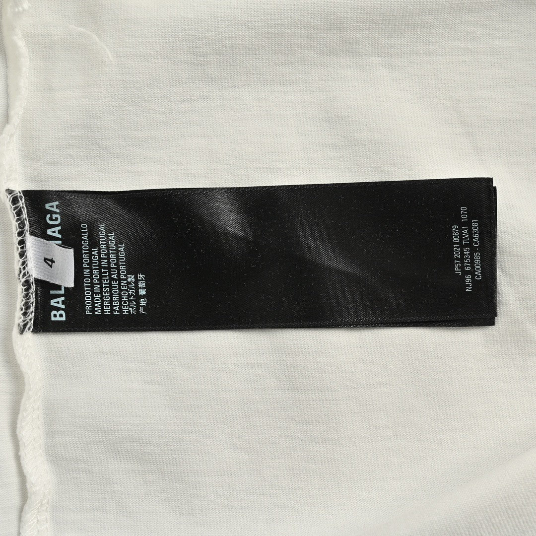 T-shirt à franges Balenciaga