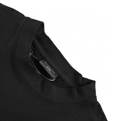 Balenciaga Gothic Logo T-shirt (black) Unisex Streetwear Limited Edition - This black Balenciaga T-shirt features a striking red gothic logo prominently displayed on the front