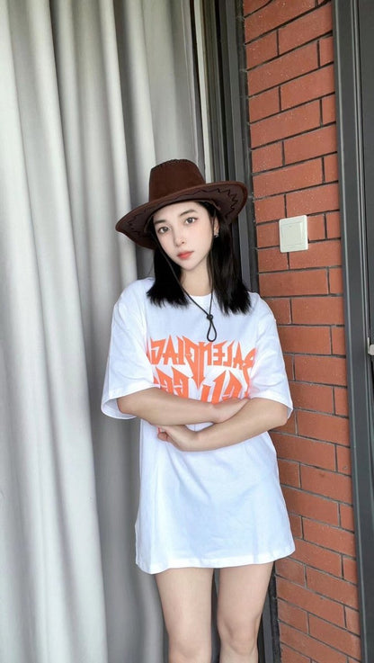 Camiseta Balenciaga Gothic Logo - Blanca