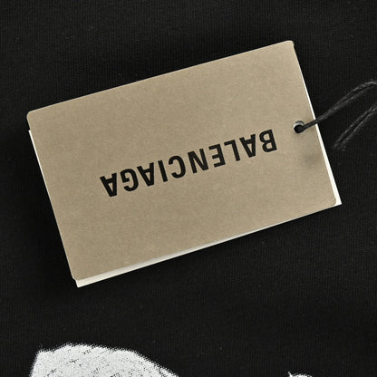 Camiseta Balenciaga con logo degradado (negra)