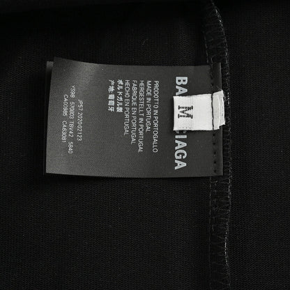 Camiseta negra con rayas degradadas de Balenciaga