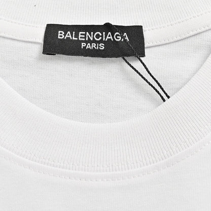 Camiseta Balenciaga con rayas degradadas