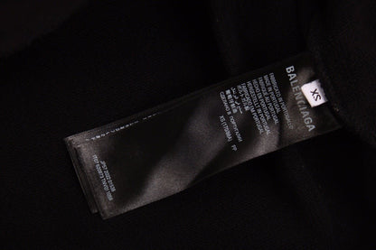 SUDADERA CON CAPUCHA BALENCIAGA CON LOGOTIPO DE GRAFFITI, NEGRA