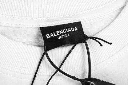 CAMISETA BALENCIAGA CON LOGOTIPO DE GRAFITI BLANCA