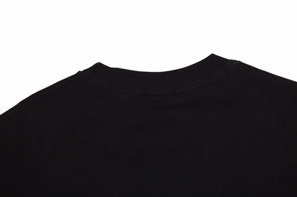 BALENCIAGA Graffiti Logo T-shirt - Black Unisex Streetwear Limited Edition - The BALENCIAGA GRAFFITI LOGO T-SHIRT BLACK - REPLICA fuses luxury fashion with an urban street-art