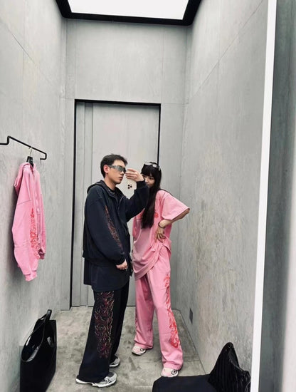 Camiseta BALENCIAGA GRAFFITI rosa