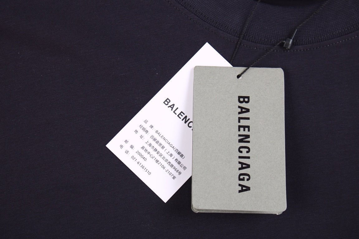 Camiseta Balenciaga Graffiti negra